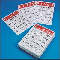 Large Print Bingo Cards laminated