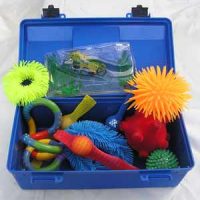 Fiddle and Feel box of sensory objects