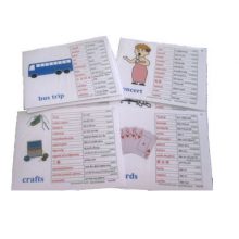 Recreational Activities language cards