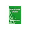 Green Large Print Songbook